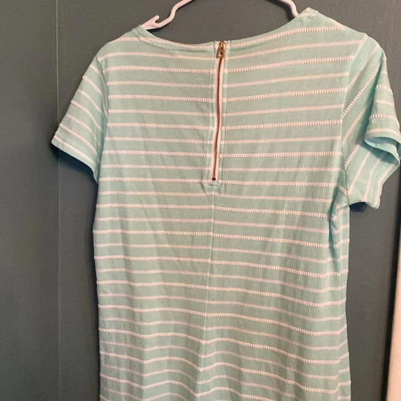 STS - Sail to sable dress - size L - sea foam green and white stripes - Picture 5 of 8